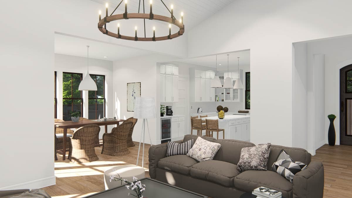 Plan 25408TF: 3-Bed Traditional Cottage with 2-Sided Fireplace and Detached 2-Car Garage - 2589 Sq Ft  - Image #13 - Bungalow, Cottage, Country, New American, Southern, Traditional