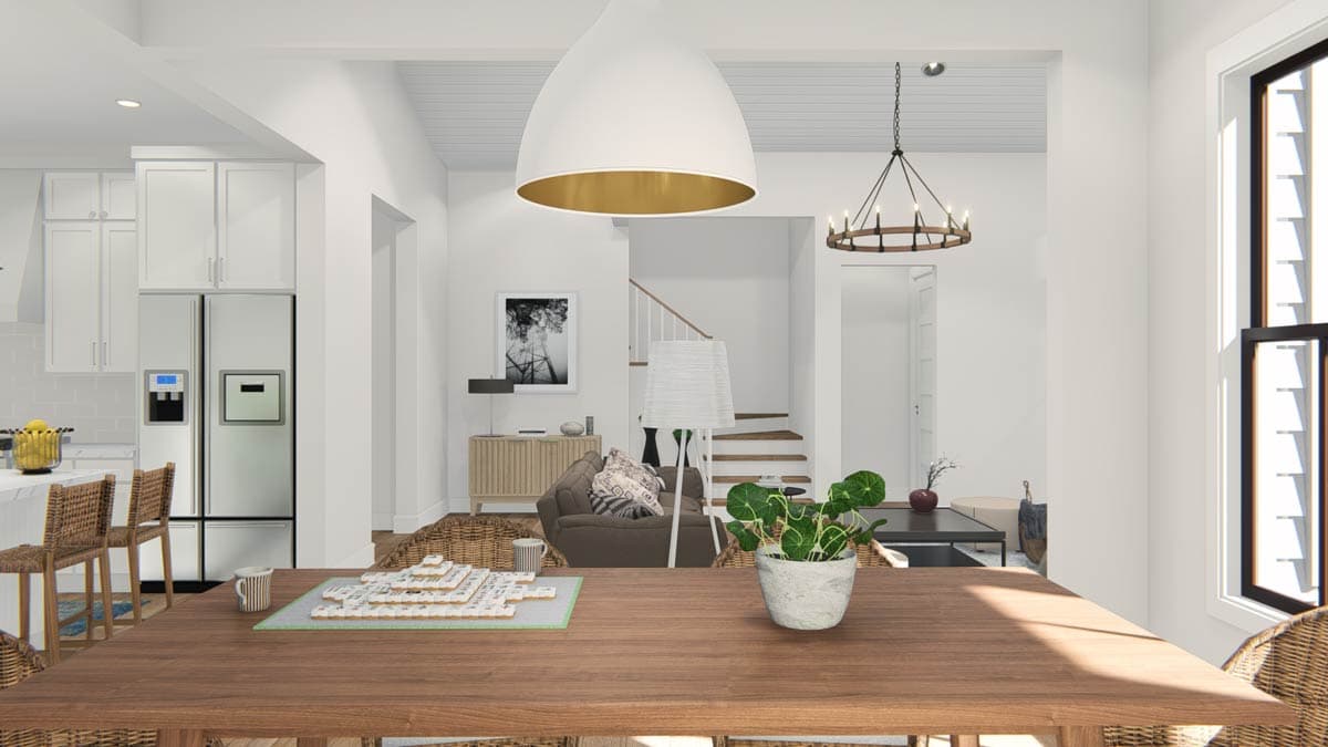 Plan 25408TF: 3-Bed Traditional Cottage with 2-Sided Fireplace and Detached 2-Car Garage - 2589 Sq Ft  - Image #17 - Bungalow, Cottage, Country, New American, Southern, Traditional