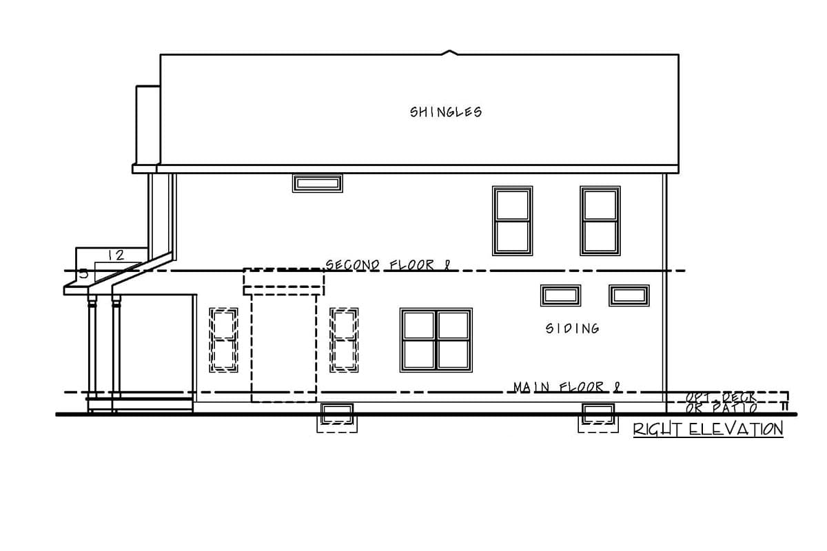 Plan 42553DB: Multi-Generation Home Plan with Separate In-Law Casita - Image #4 - Craftsman, Northwest
