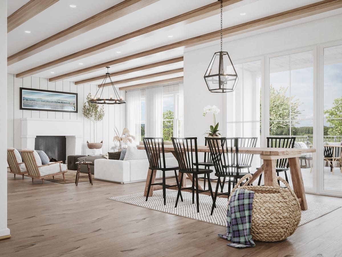 Plan 22533DR: 4-Bed Farmhouse Plan with Outdoor Living Options - Image #4 - Country, Farmhouse, Modern Farmhouse, New American, Northwest, Traditional