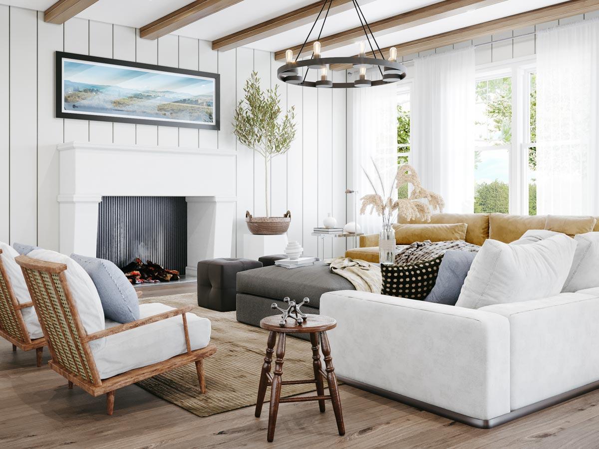 Plan 22533DR: 4-Bed Farmhouse Plan with Outdoor Living Options - Image #5 - Country, Farmhouse, Modern Farmhouse, New American, Northwest, Traditional
