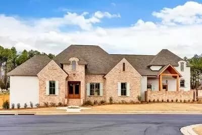 4-Bedroom French Country House Plan with Main-Floor Master