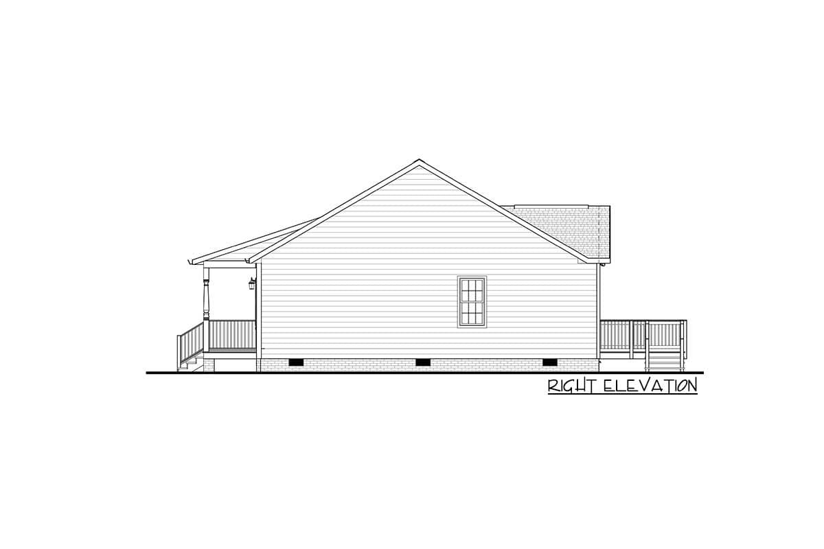 Plan 83600CRW: 3-Bed Ranch Home Plan with Two Master Bath Layouts - 1410 Sq Ft - Image #6 - Ranch, Traditional