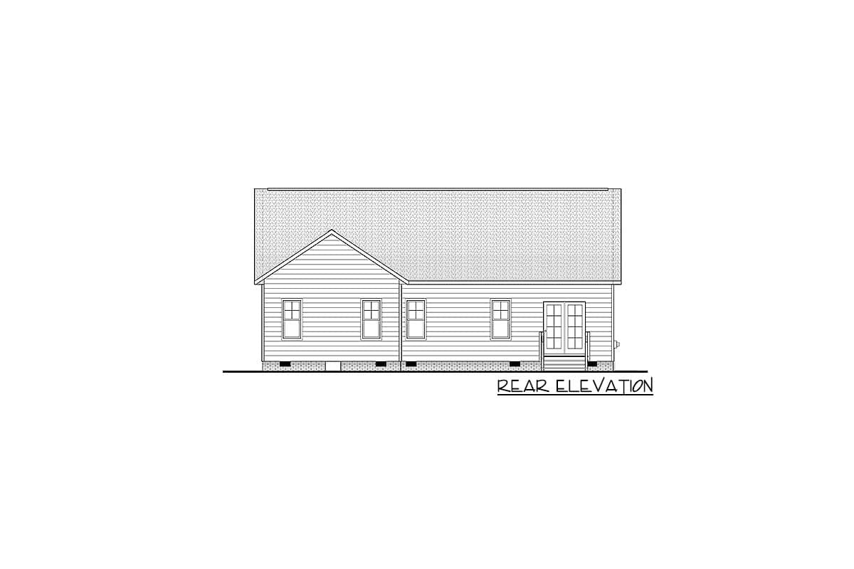 Plan 83601CRW: 3-Bedroom Traditional Ranch Home Plan with 3-Car Garage - Image #4 - Cottage, Northwest, Ranch