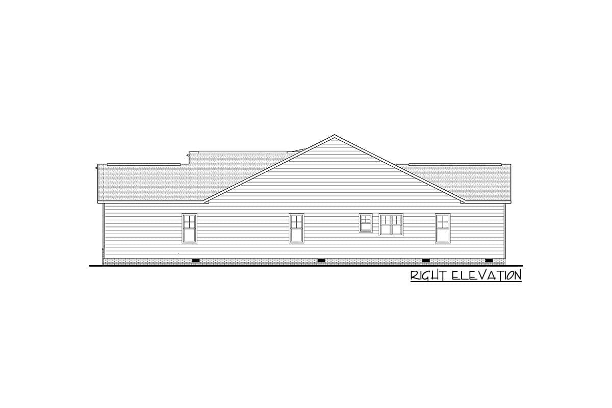 Plan 83601CRW: 3-Bedroom Traditional Ranch Home Plan with 3-Car Garage - Image #5 - Cottage, Northwest, Ranch