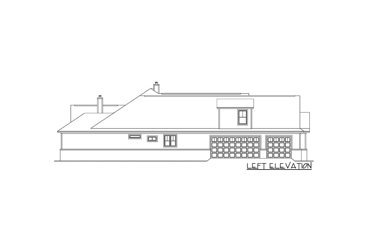 Plan 51788HZ: Stunning 5-Bed Craftsman Home Plan with Bonus - Image #21 - Country, Craftsman, Traditional