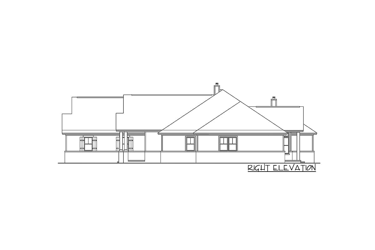 Plan 51788HZ: Stunning 5-Bed Craftsman Home Plan with Bonus - Image #22 - Country, Craftsman, Traditional