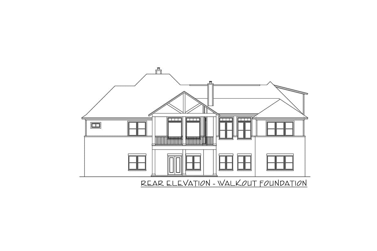 Plan 51788HZ: Stunning 5-Bed Craftsman Home Plan with Bonus - Image #23 - Country, Craftsman, Traditional