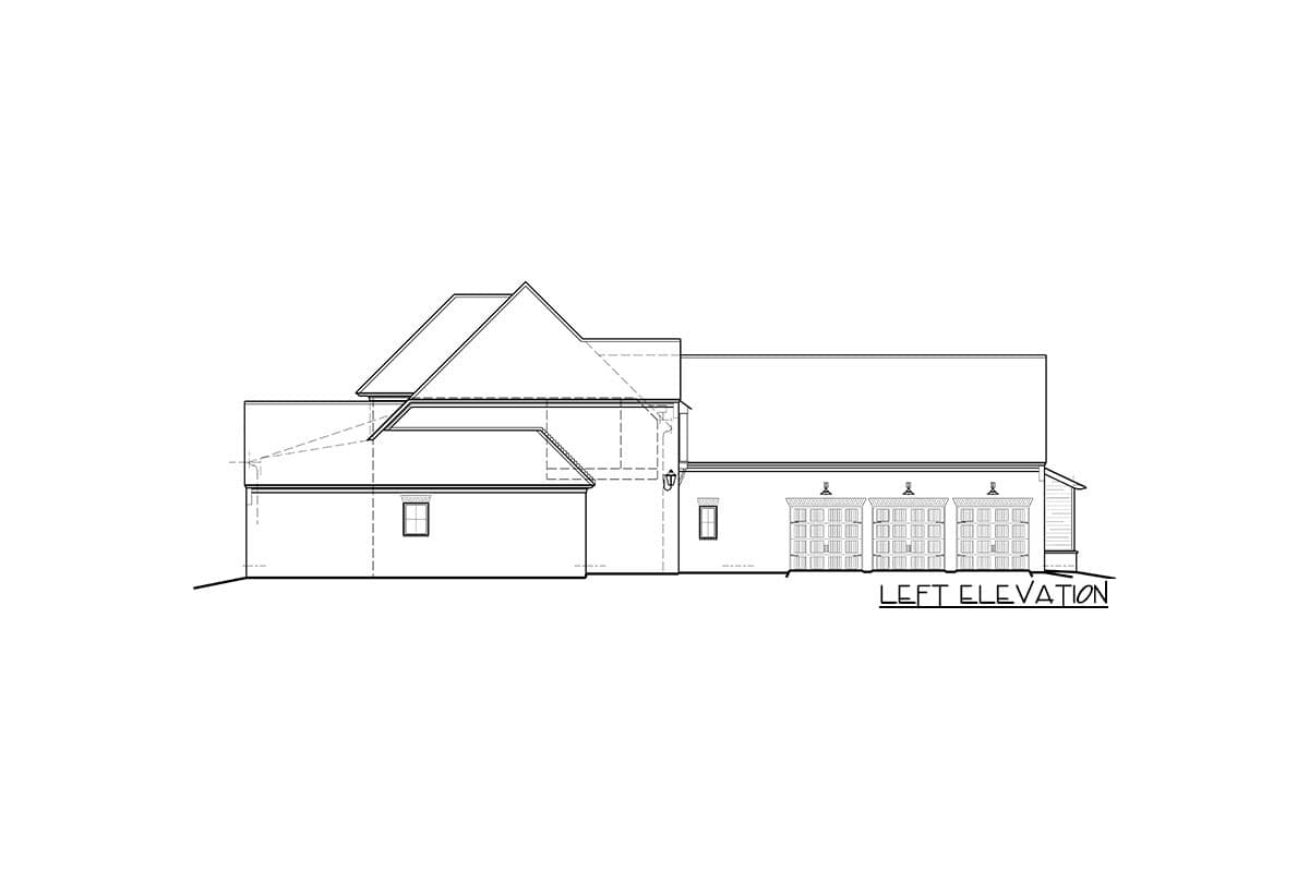 Plan 510054WDY: Gorgeous 4- to 5-Bed French Country Home Plan with First-Floor Master - Image #50 - French Country, Georgian