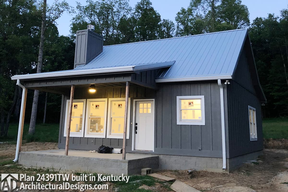 build gallery item - House Plan 24391TW comes to life in Kentucky