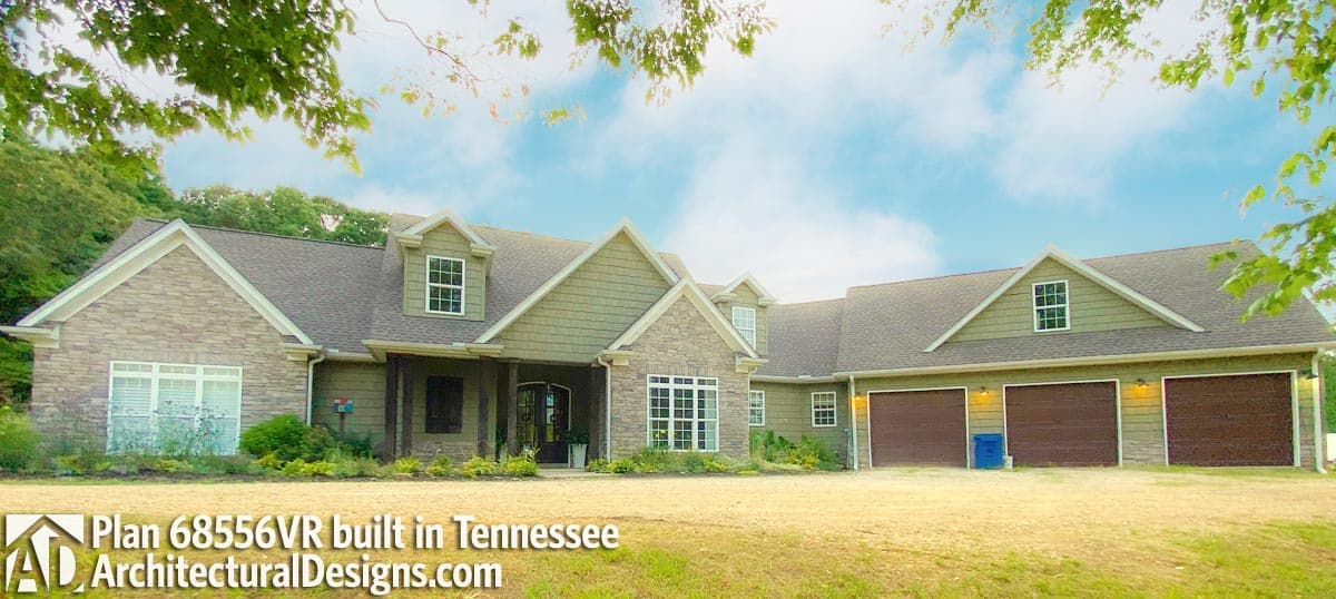 build gallery item - Plan 68556VR comes to life in Tennessee!