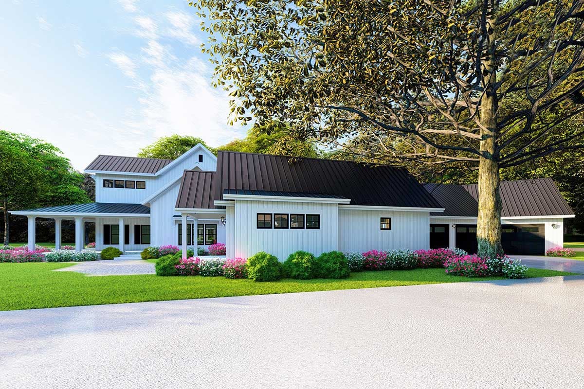 Plan 70603MK: Dreamy Modern Farmhouse Plan with Loft Overlooking Great and Dining Rooms - Image #11 - Country, Farmhouse, Modern Farmhouse, Southern, Traditional