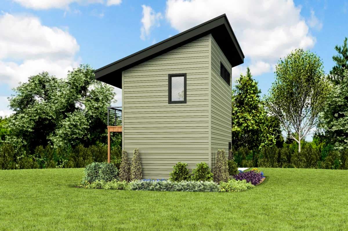 Plan 69702AM: Versatile Carriage House Plan with Vaulted Studio Apartment - Image #8 - Carriage, Contemporary, Modern, Northwest