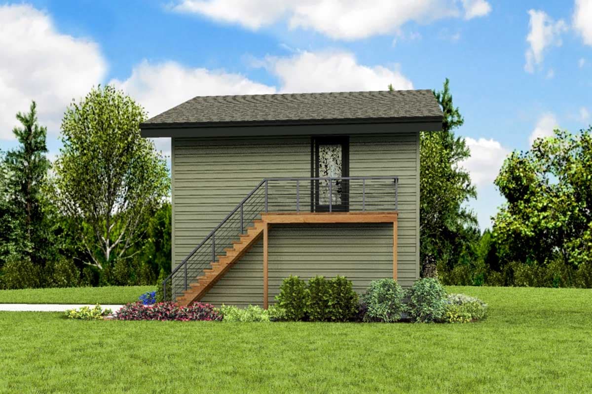 Plan 69702AM: Versatile Carriage House Plan with Vaulted Studio Apartment - Image #11 - Carriage, Contemporary, Modern, Northwest