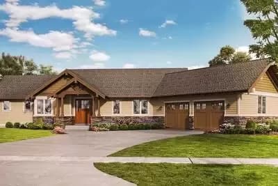 Versatile 4-Bedroom Home Plan with Rec Room