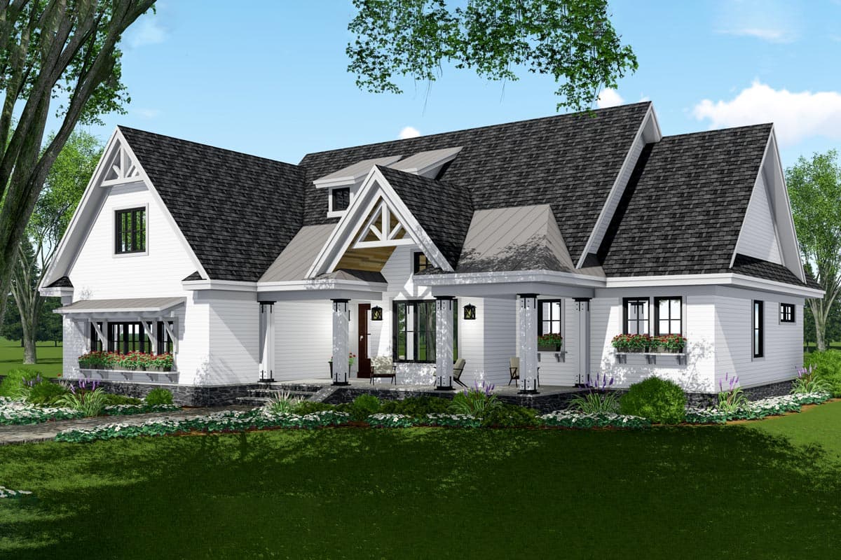 Plan 14671RK: 3 or 4-Bed Country Craftsman Home Plan with Loft - Image #60 - Country, Craftsman, Modern Farmhouse, New American, Northwest, Traditional