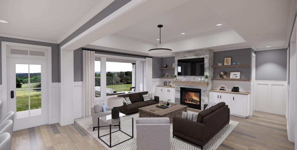 Plan 14671RK: 3 or 4-Bed Country Craftsman Home Plan with Loft - Image #7 - Country, Craftsman, Modern Farmhouse, New American, Northwest, Traditional