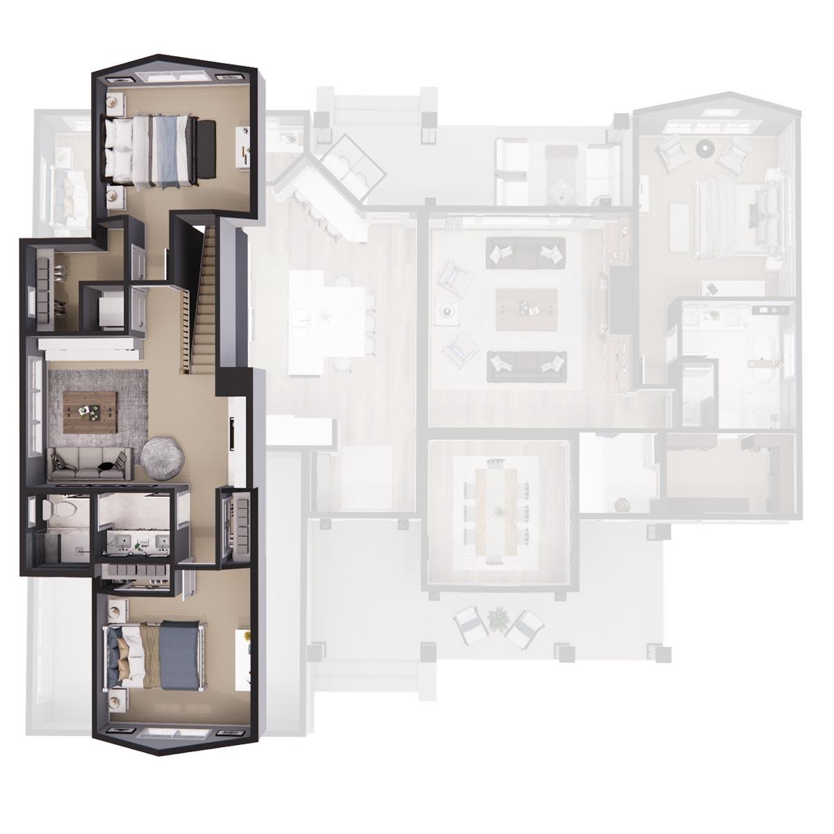 Plan 14671RK: 3 or 4-Bed Country Craftsman Home Plan with Loft - Image #55 - Country, Craftsman, Modern Farmhouse, New American, Northwest, Traditional