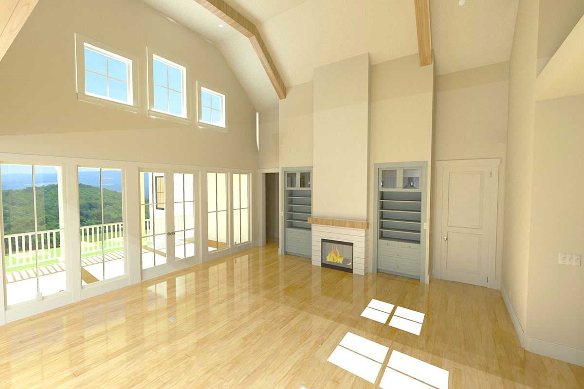 Plan 765008TWN: Split-Bedroom Country Cottage Plan with Outdoor Living - Image #9 - Coastal, Cottage, Country, Craftsman, Traditional