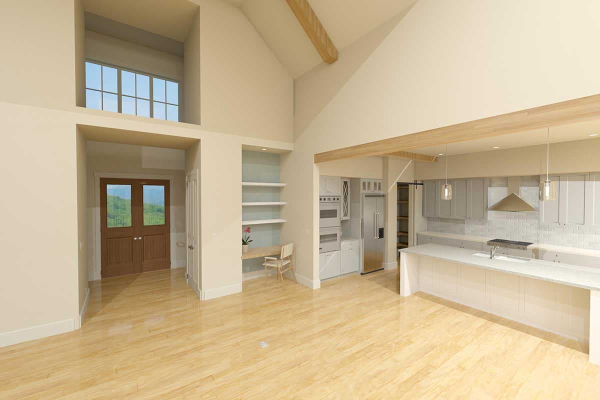 Plan 765008TWN: Split-Bedroom Country Cottage Plan with Outdoor Living - Image #7 - Coastal, Cottage, Country, Craftsman, Traditional