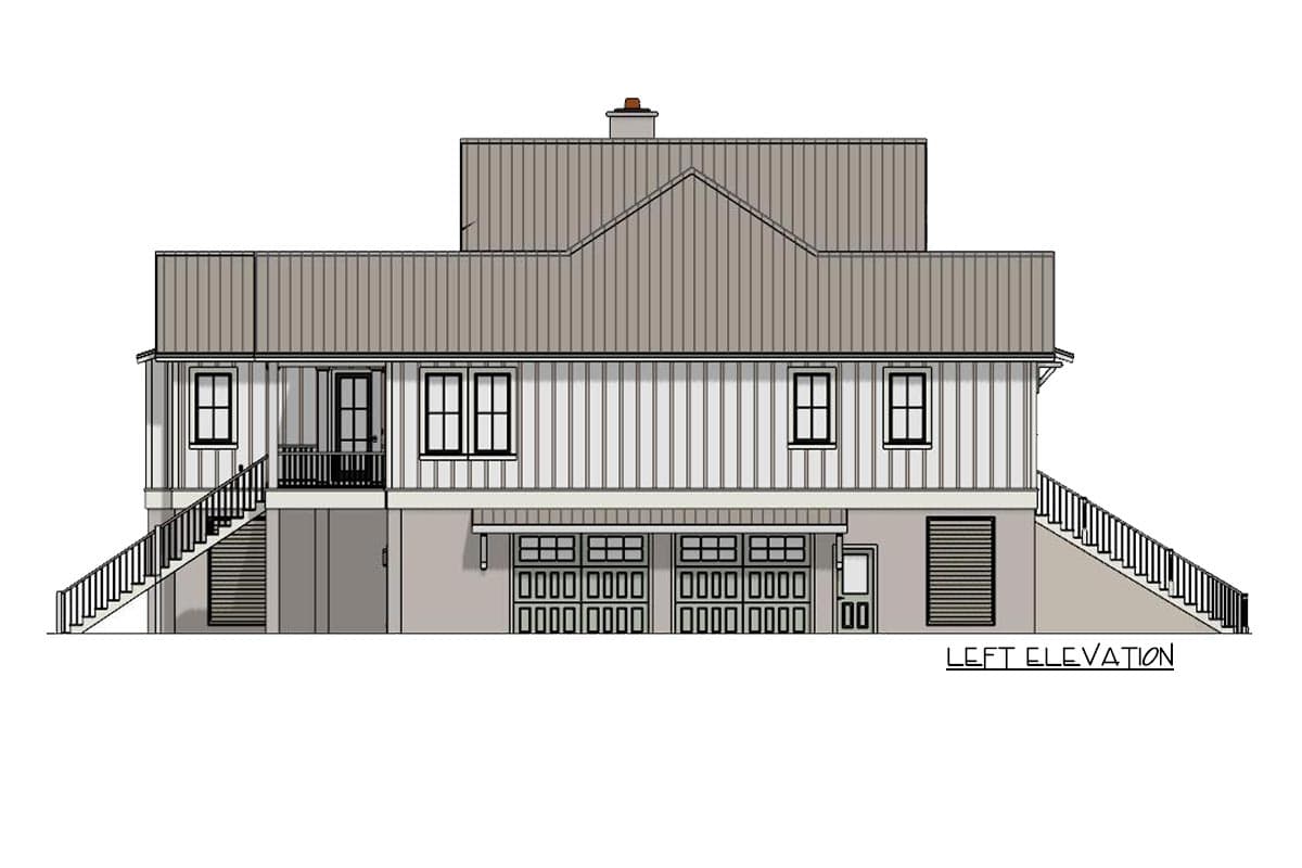 Plan 765008TWN: Split-Bedroom Country Cottage Plan with Outdoor Living - Image #11 - Coastal, Cottage, Country, Craftsman, Traditional