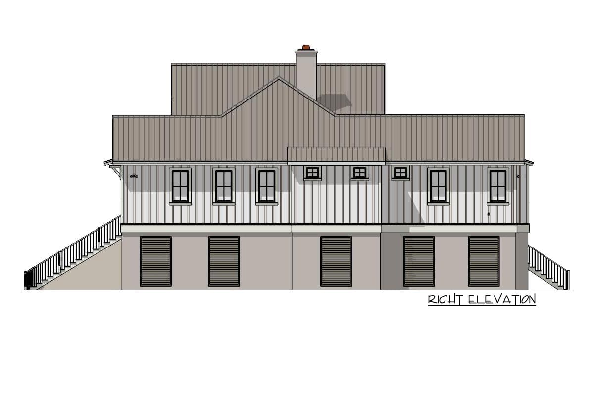 Plan 765008TWN: Split-Bedroom Country Cottage Plan with Outdoor Living - Image #13 - Coastal, Cottage, Country, Craftsman, Traditional
