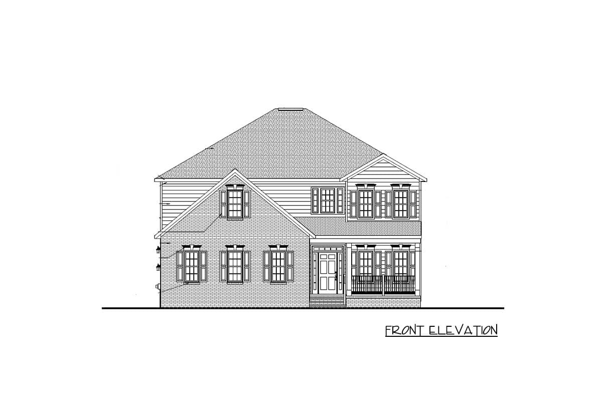 Plan 83603CRW: 5-Bed Traditional Home Plan with Two Master Suites - Image #6 - Traditional
