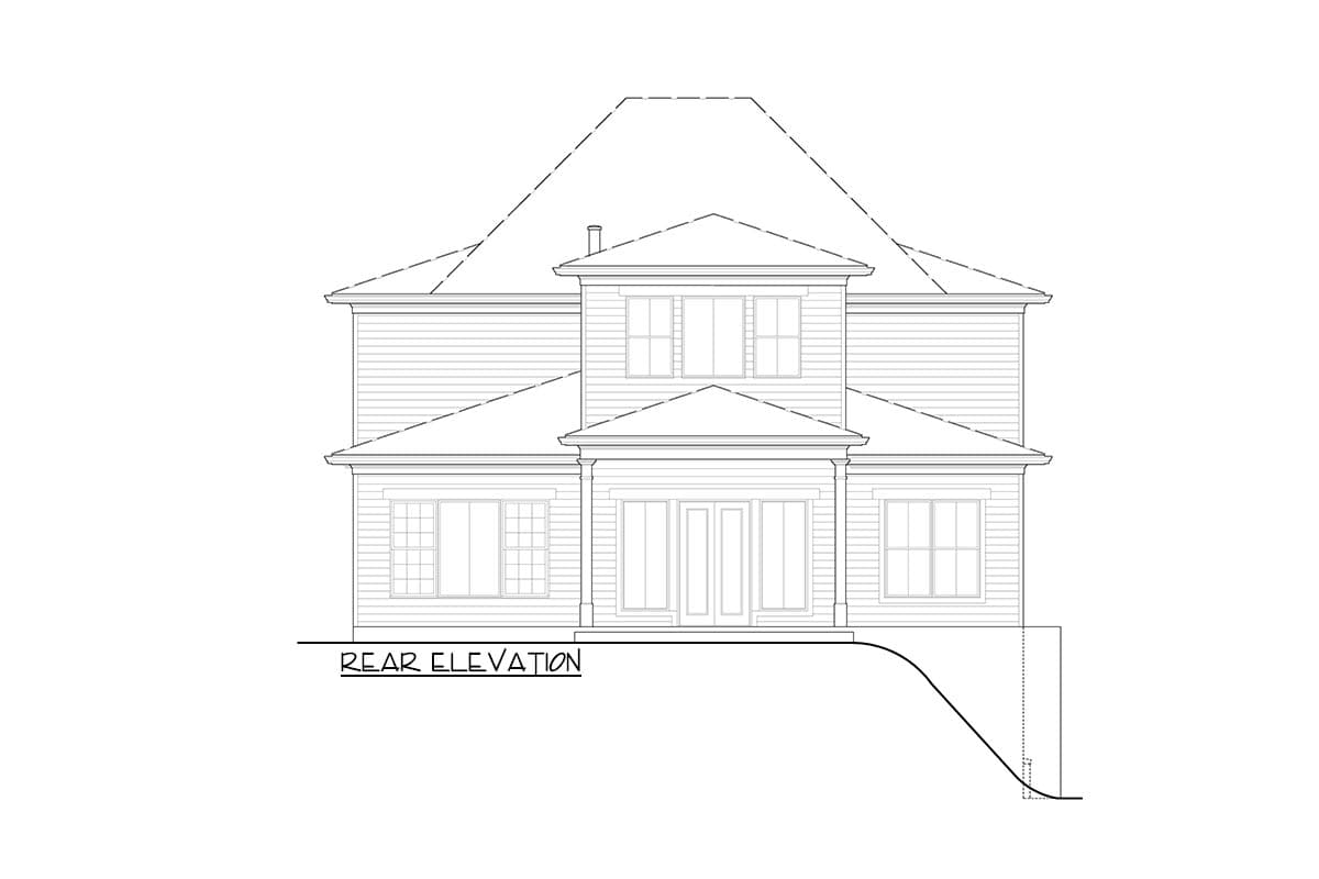 Plan 25653GE: Lovely 4-Bed European Cottage Plan with Optional Lower Level - 3104 Sq Ft - Image #24 - Cottage, European, French Country, Transitional