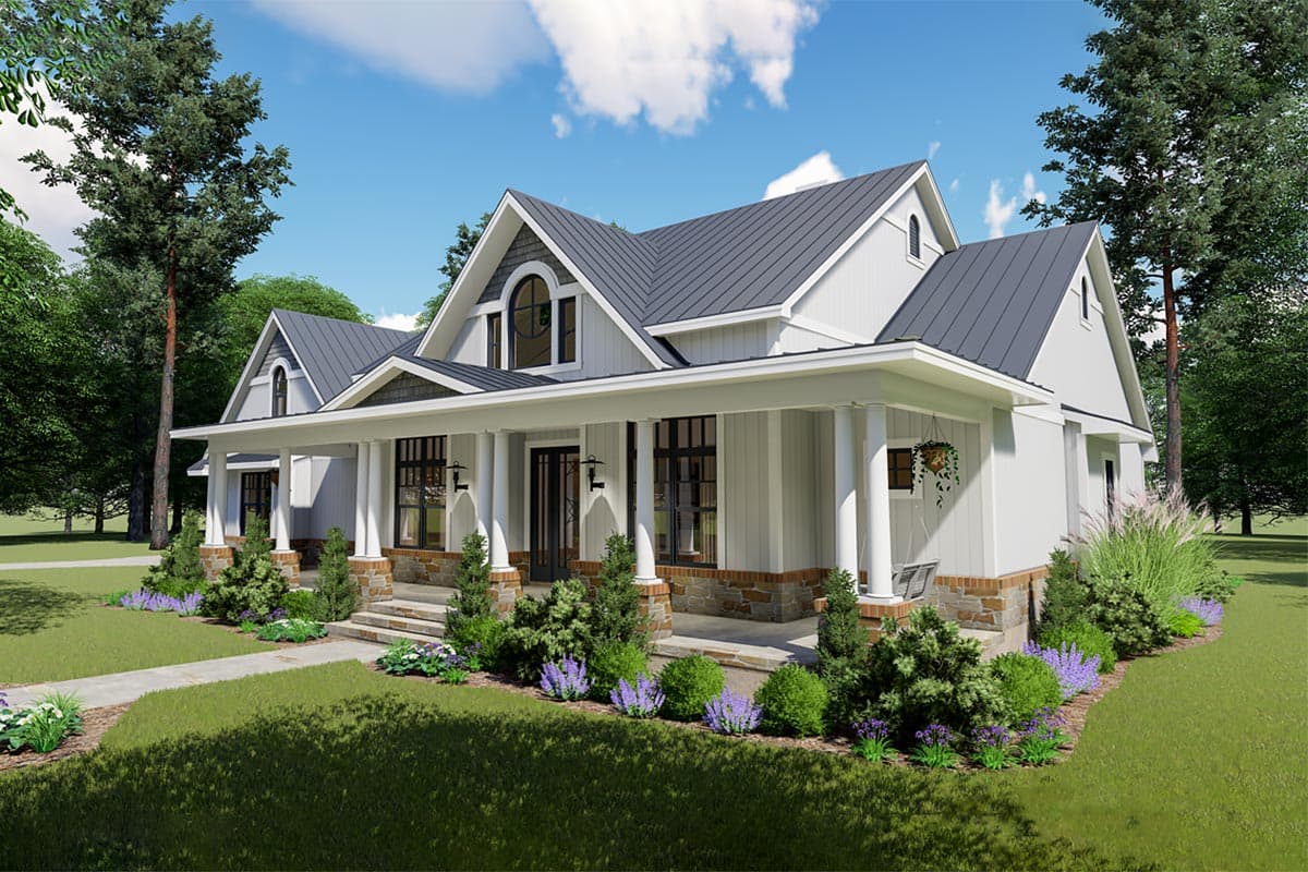 Plan 16904WG: Modern Farmhouse with Two Bonus Rooms - 2787 Sq Ft - Image #14 - Country, Farmhouse, Modern Farmhouse, New American, Ranch, Southern