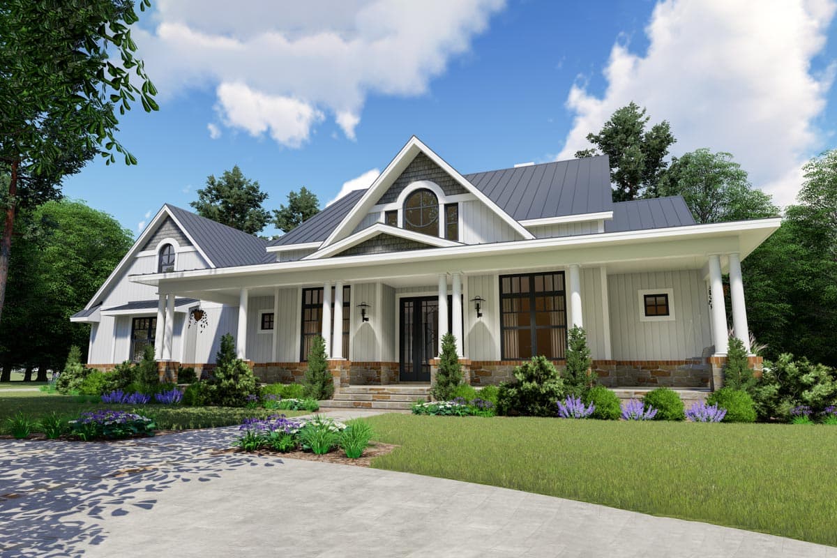 Plan 16904WG: Modern Farmhouse with Two Bonus Rooms - 2787 Sq Ft - Image #15 - Country, Farmhouse, Modern Farmhouse, New American, Ranch, Southern