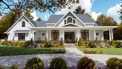 Modern Farmhouse with Two Bonus Rooms - 2787 Sq Ft