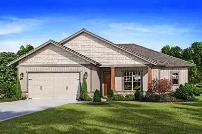 Lovely Split-Bed Single-Story Home Plan