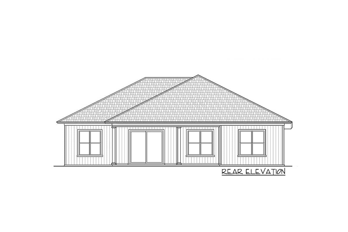 Plan 33227ZR: Versatile Open-Concept 3-Bedroom Home Plan with Den - Image #4 - Craftsman, Northwest, Ranch
