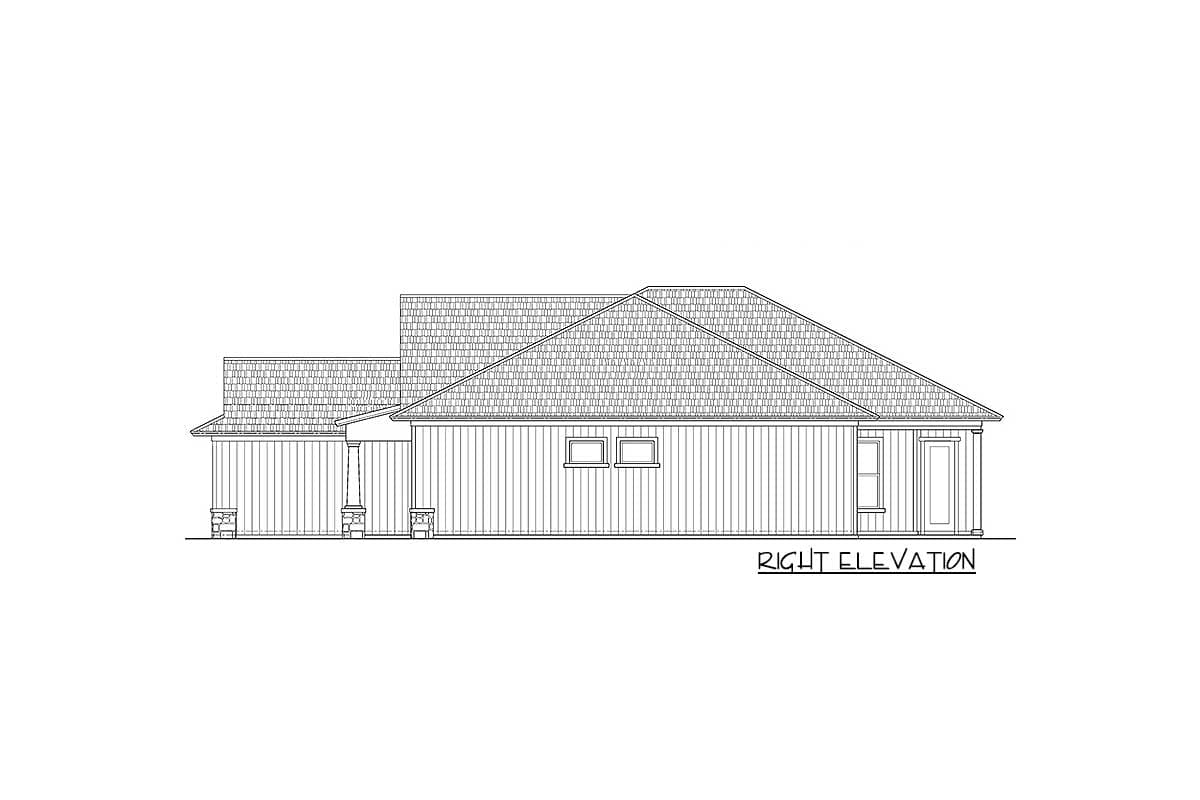 Plan 33228ZR: Thoughtful Single-Story 3-Bedroom House Plan  - Image #5 - Craftsman, Ranch