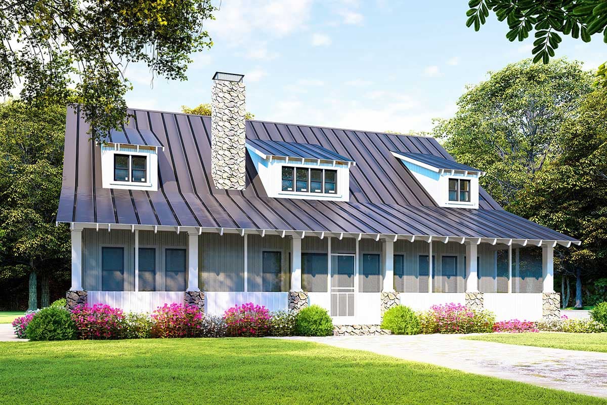 Plan 70605MK: Porch Lover's Farmhouse Plan with 2-Car Garage - 2860 Sq Ft - Image #5 - Country, Farmhouse, Modern Farmhouse, Southern, Traditional