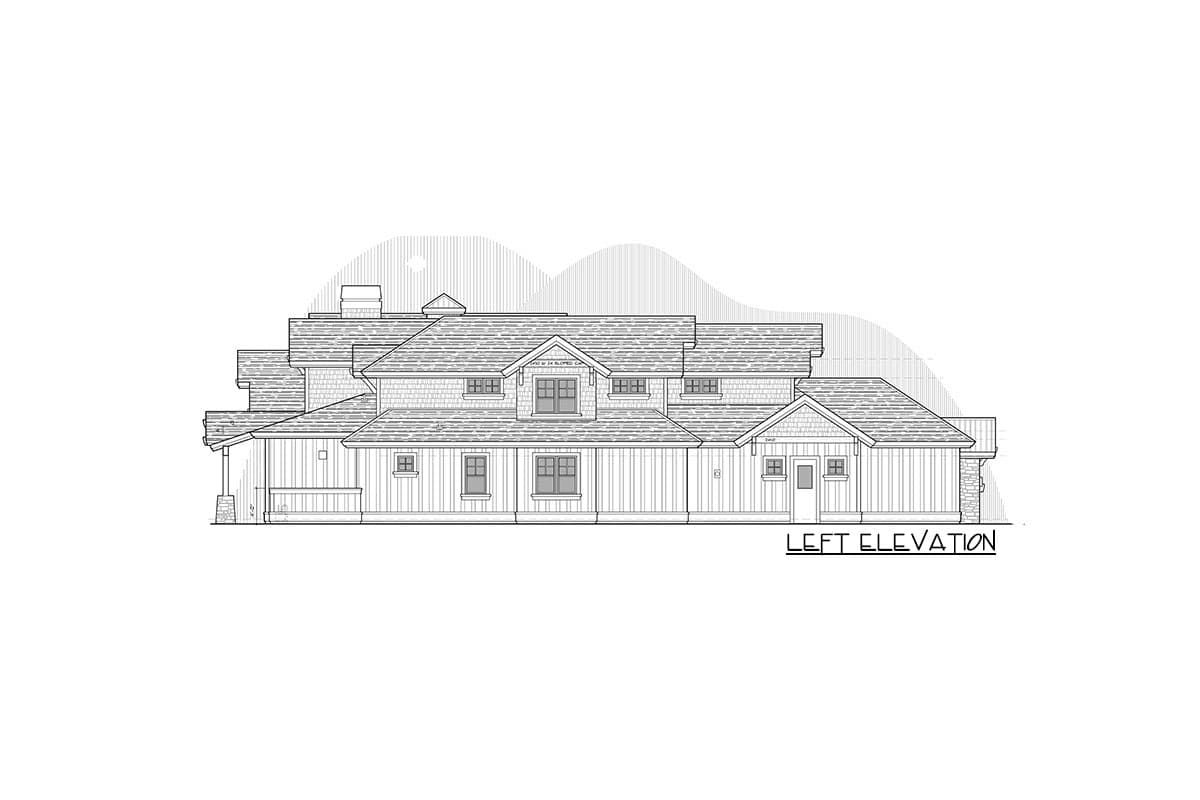 Plan 54234HU: 5-Bed Mountain Craftsman with Great Room and Main-Level Master Suite- 4964 Sq Ft - Image #53 - Craftsman, Mountain, Northwest, Rustic