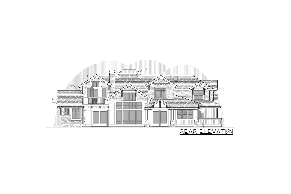 Plan 54234HU: 5-Bed Mountain Craftsman with Great Room and Main-Level Master Suite- 4964 Sq Ft - Image #54 - Craftsman, Mountain, Northwest, Rustic