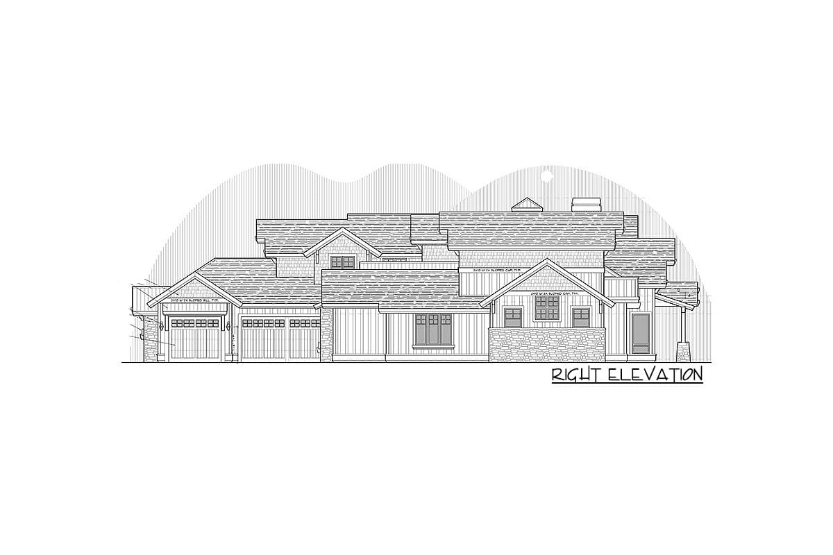Plan 54234HU: 5-Bed Mountain Craftsman with Great Room and Main-Level Master Suite- 4964 Sq Ft - Image #55 - Craftsman, Mountain, Northwest, Rustic