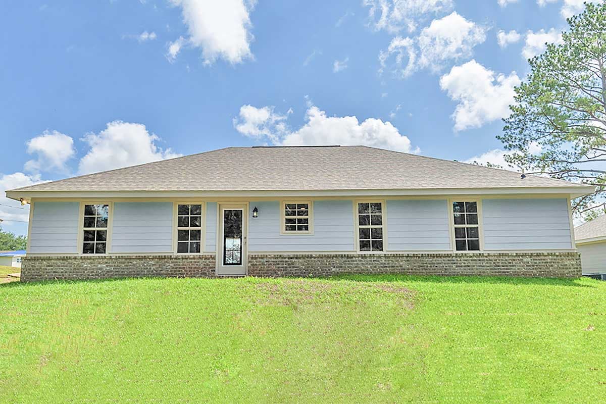 Plan 51790HZ: Revitalized Traditional Ranch Home Plan with 3 Bedrooms - 1232 Sq Ft - Image #7 - Cottage, Country, Ranch, Traditional