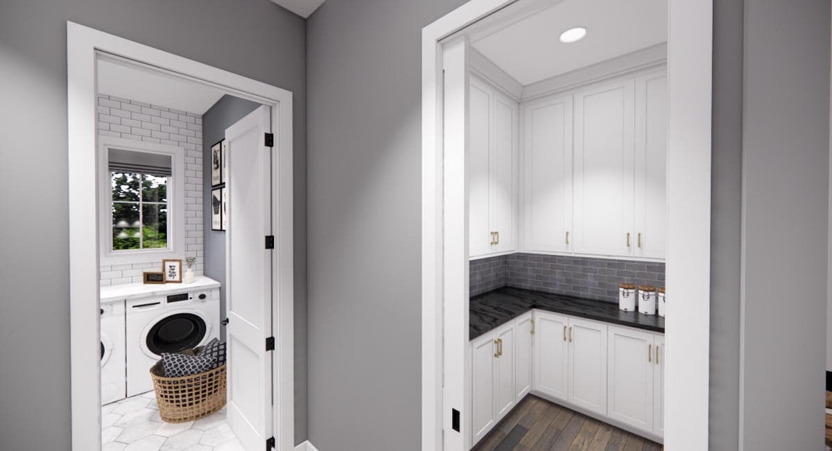 Plan 14673RK: Modern Farmhouse Plan with Open Concept Core Plus Bonus Room - 2332 Sq Ft - Image #18 - Cottage, Country, Farmhouse, Modern Farmhouse, New American, Southern, Traditional