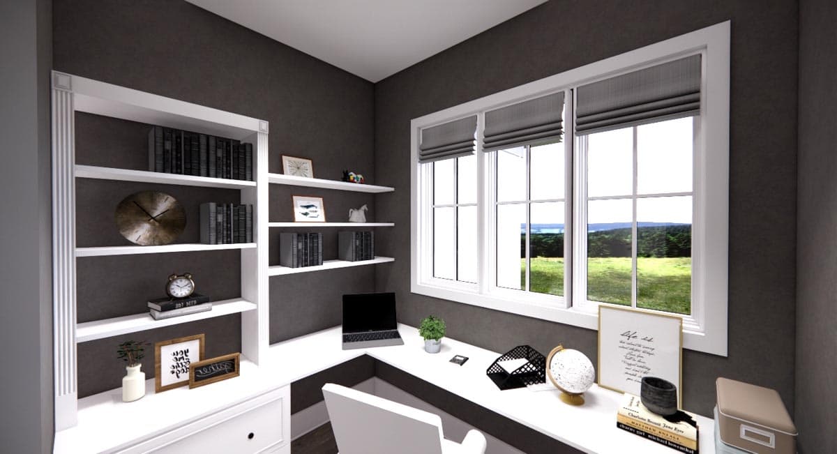 Plan 14673RK: Modern Farmhouse Plan with Open Concept Core Plus Bonus Room - 2332 Sq Ft - Image #22 - Cottage, Country, Farmhouse, Modern Farmhouse, New American, Southern, Traditional