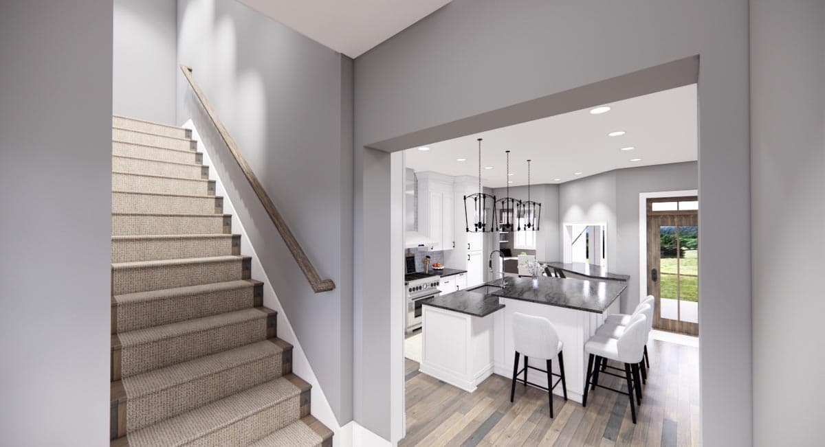Plan 14673RK: Modern Farmhouse Plan with Open Concept Core Plus Bonus Room - 2332 Sq Ft - Image #32 - Cottage, Country, Farmhouse, Modern Farmhouse, New American, Southern, Traditional