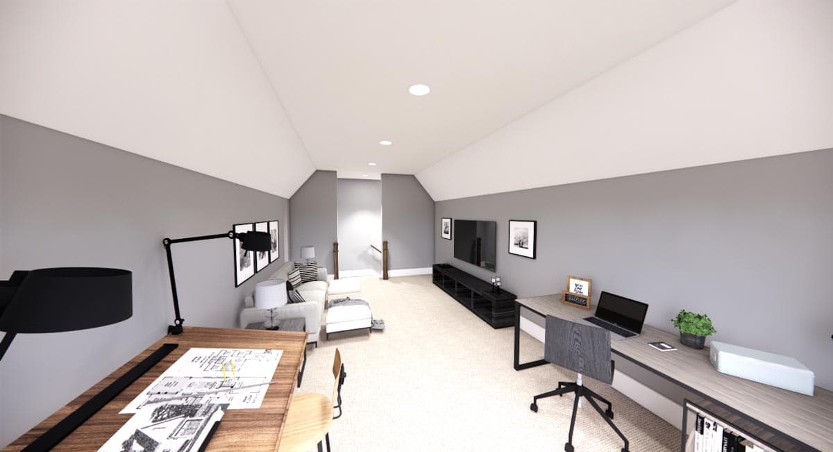 Plan 14673RK: Modern Farmhouse Plan with Open Concept Core Plus Bonus Room - 2332 Sq Ft - Image #34 - Cottage, Country, Farmhouse, Modern Farmhouse, New American, Southern, Traditional