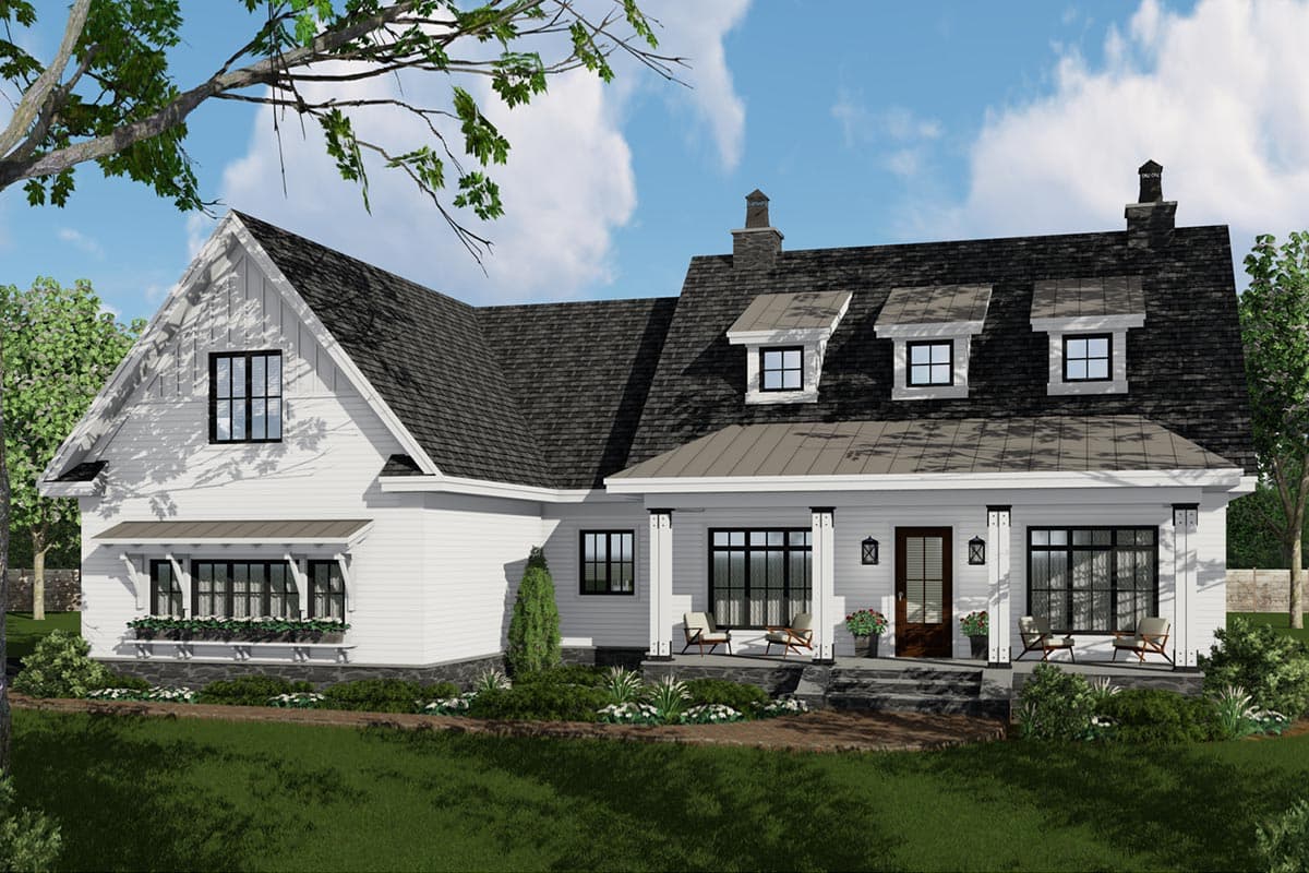 Plan 14673RK: Modern Farmhouse Plan with Open Concept Core Plus Bonus Room - 2332 Sq Ft - Image #40 - Cottage, Country, Farmhouse, Modern Farmhouse, New American, Southern, Traditional