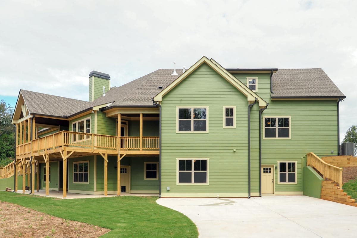 Plan 360020DK: Angled Craftsman House Plan with Vaulted Family Room and Bonus Over Garage - 2924 Sq FT - Image #9 - Craftsman, Mountain, Northwest