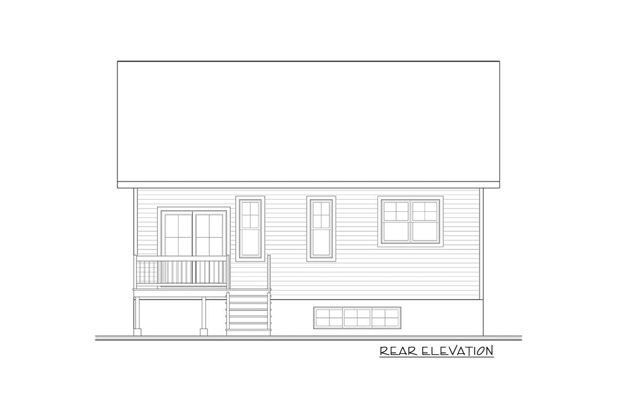 Plan 22535DR: 3-Bed Modern Rugged House Plan with Finished Lower Level - Image #46 - Cape Cod, Contemporary, Cottage, Country, Craftsman, Northwest, Rustic, Vacation