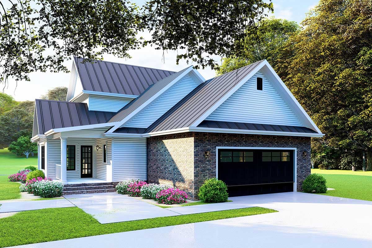 Plan 70606MK: New American House Plan with L-Shaped Porch and Upstairs Expansion - Image #6 - Country, Farmhouse, New American