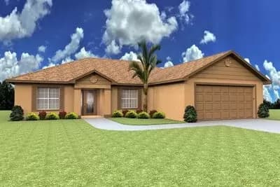 Traditional Florida 3-bed Home Plan