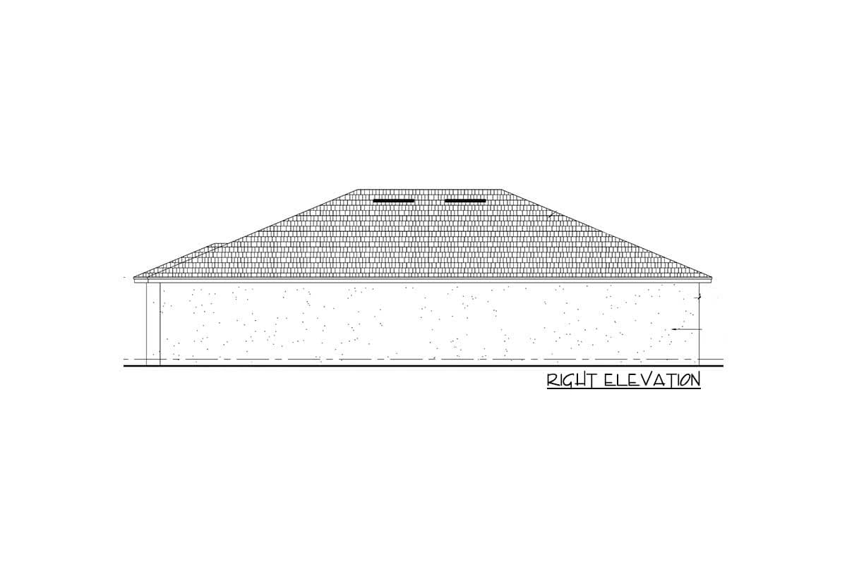 Plan 64312BT: 3-Bed Florida-Style Home Plan with 2-Car Garage - Image #5 - Florida-Style, Ranch, Southern