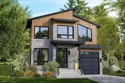 Contemporary 3-Bed House Plan